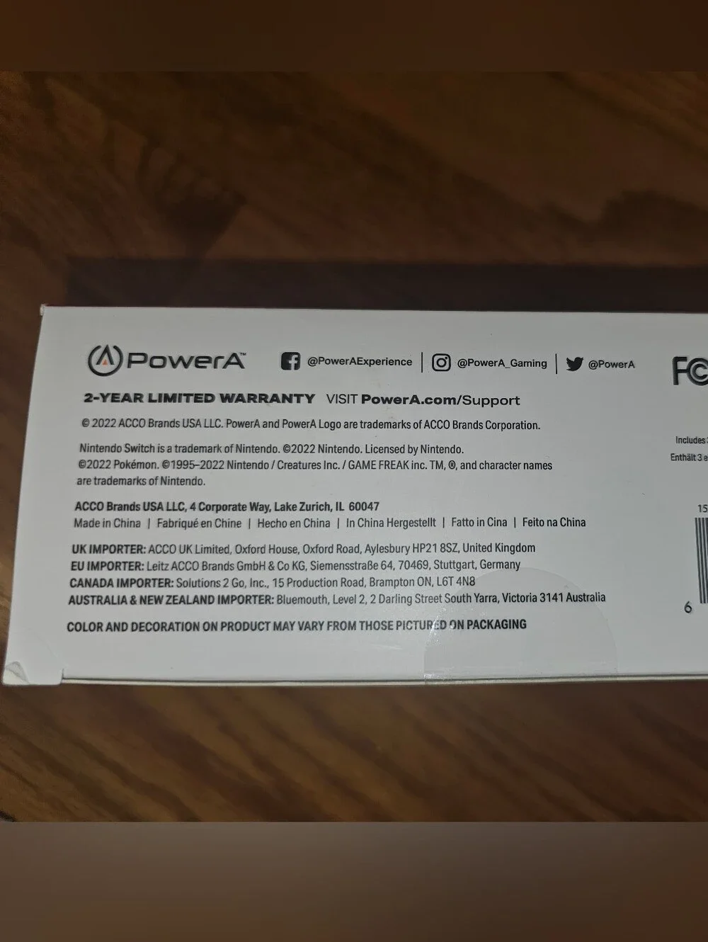 Nintendo Pokémon Wired Pro Controller – Pikachu Yellow